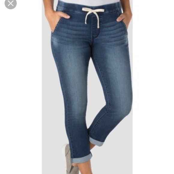 levi denizen cropped jeans